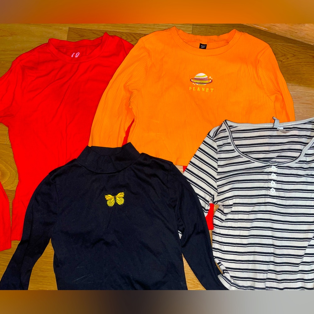 Long sleeve shirts bundle of 4